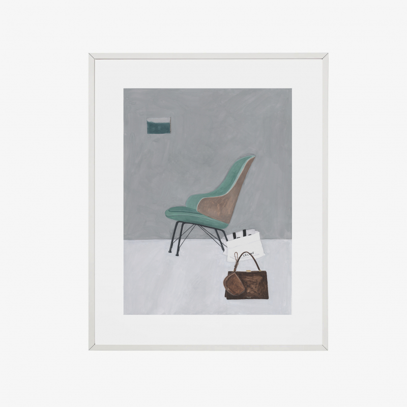 ROOM WITH THE BAG AND CHAIR BY ZANOTTA